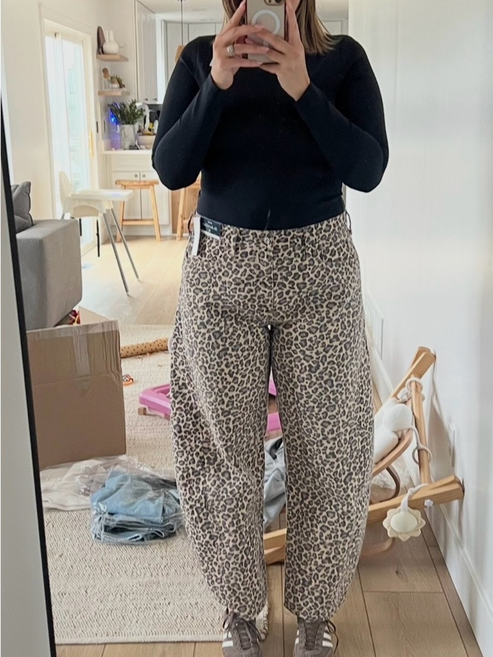 Abercrombie and fitch barrel jeans